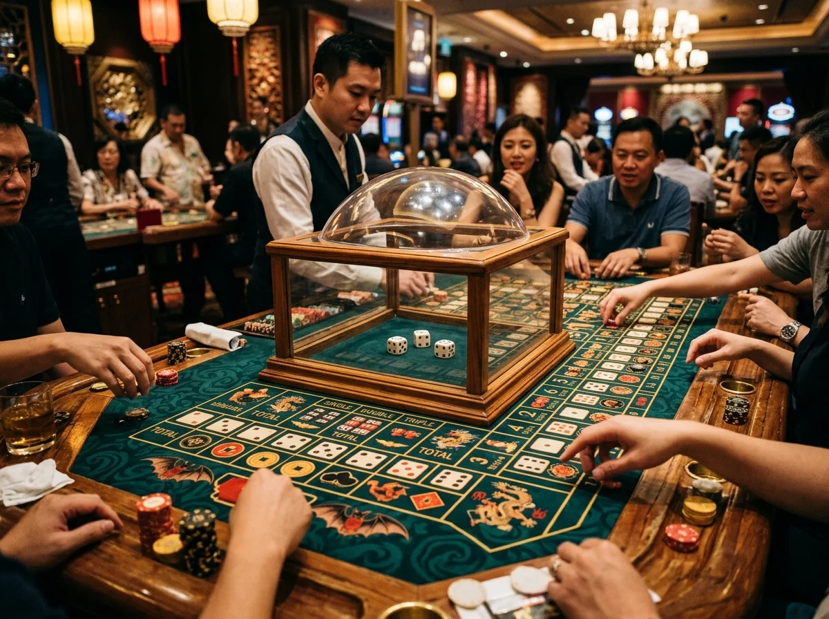Sic Bo at Hellspin online casino table games